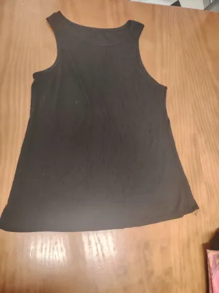 Camiseta de tirantes negra