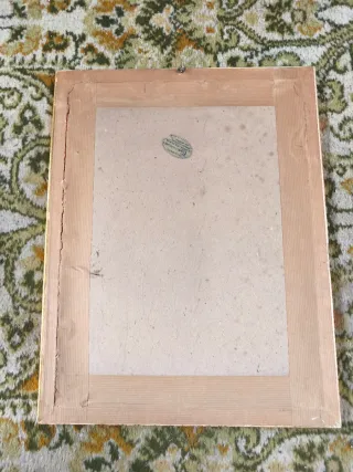 Cuadro Virgen con Niño Vintage religioso
