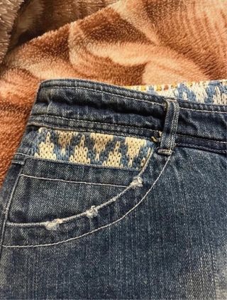 Falda vaquera vintage Bershka
