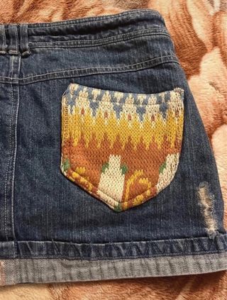 Falda vaquera vintage Bershka