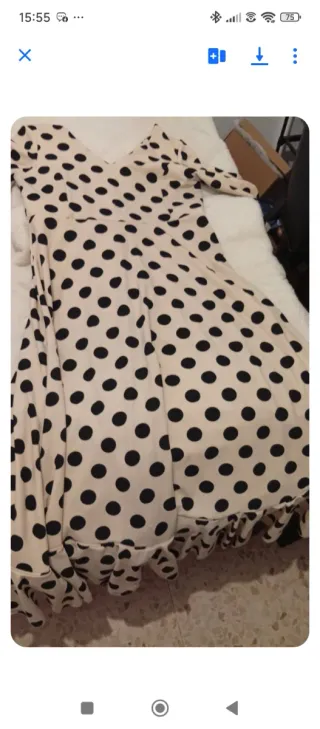 Traje de flamenca lunares Y colores liso