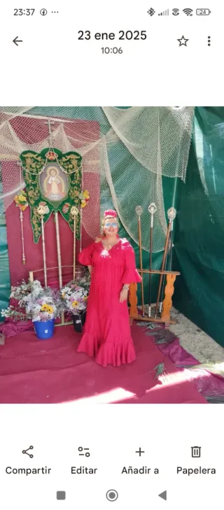 Traje de flamenca lunares Y colores liso