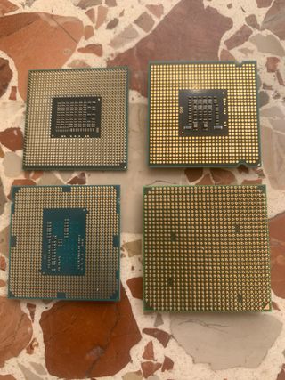 Lote 4 Procesadores Intel y AMD