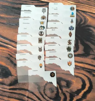 Separatori Carte Black Rose Wars