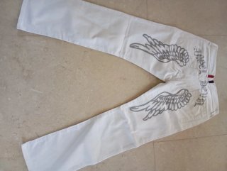 Jeans Angel Devil bianchi taglia 50