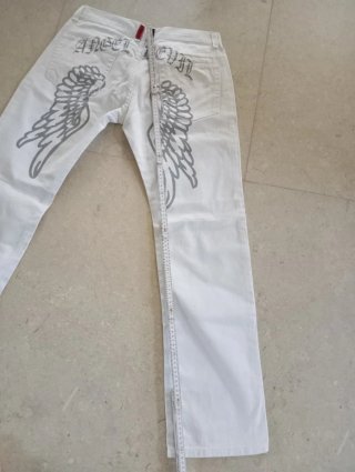 Jeans Angel Devil bianchi taglia 50