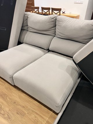 Sofá Chaiselongue Gris Tela
