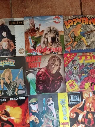 Lote 9 Vinilos Pequeños Rock/Pop