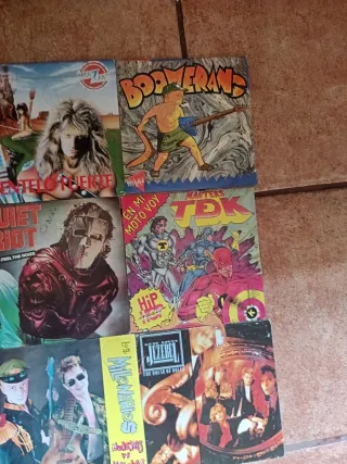 Lote 9 Vinilos Pequeños Rock/Pop