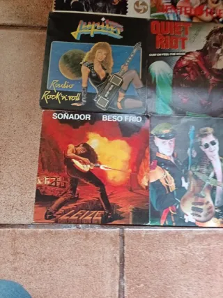 Lote 9 Vinilos Pequeños Rock/Pop