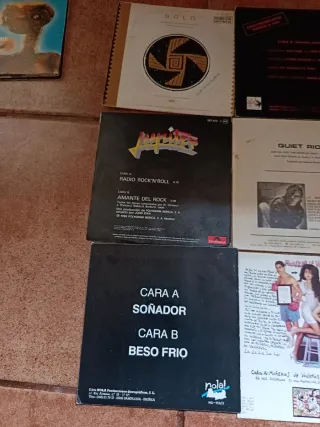 Lote 9 Vinilos Pequeños Rock/Pop