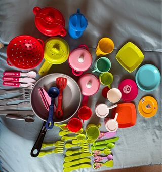 Cocina de Juguete Rosa