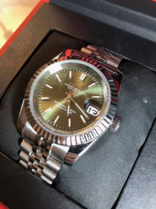 Reloj Seiko Mod - Datejust (Verde Oliva)