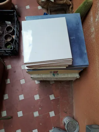 URGE Azulejos blancos para pared o suelo