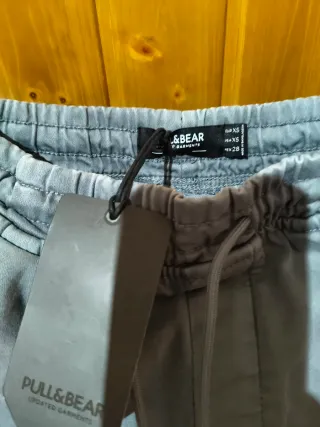 Pantalón gris negro nuevo