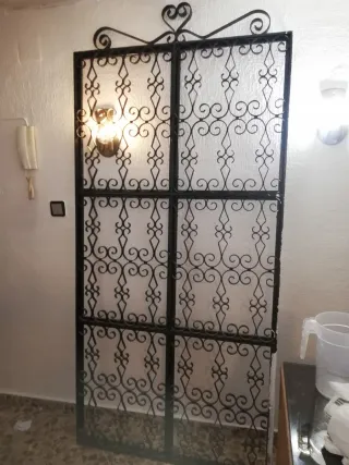 Reja de forja decorativa