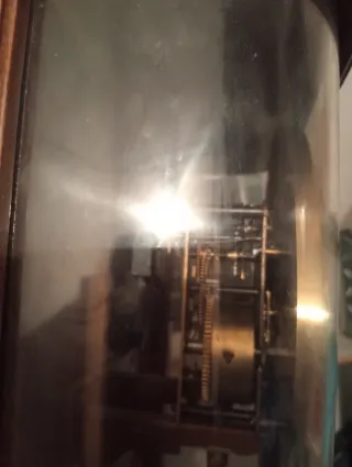 Reloj de pared Roman madera y cristal