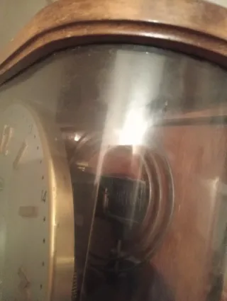 Reloj de pared Roman madera y cristal