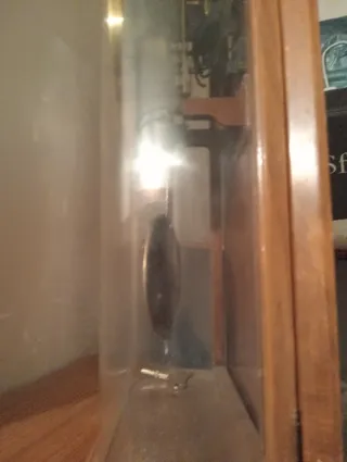 Reloj de pared Roman madera y cristal