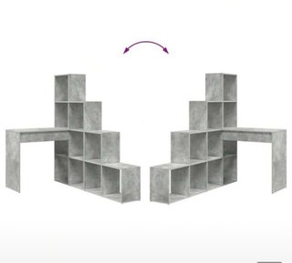 Escritorio modular gris