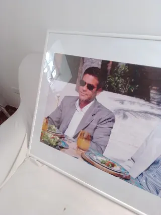 Quadro con cornice in legno