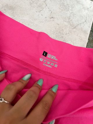 Falda pantalón deportiva rosa