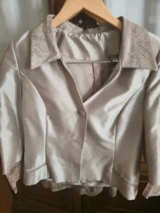 Traje de 3 piezas Cocktail Beige/Oro