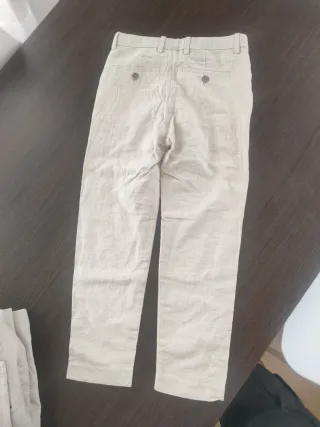 Traje de niño beige