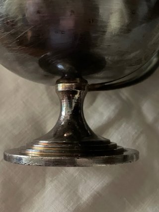 Coppa vintage metallo anni '40