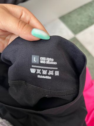 Falda pantalón deportiva negra