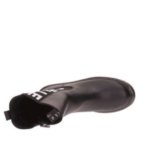 Stivaletti neri Gaëlle con plateau