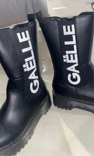 Stivaletti neri Gaëlle con plateau