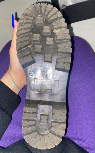 Stivaletti neri Gaëlle con plateau