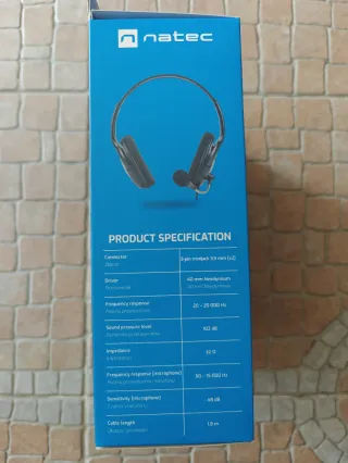 Natec BEAR 2 Auriculares con Micrófono