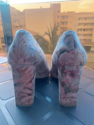 Zapatos tacón Just But piel multicolor