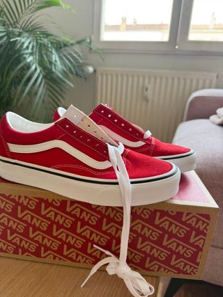 Vans Old Skool Rojas - Talla 37