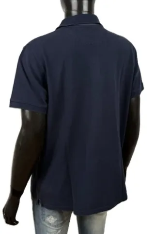 Polo Timberland Uomo Blu Navy Tg 2XL Slim Cotone