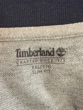 Polo Timberland Uomo Blu Navy Tg 2XL Slim Cotone