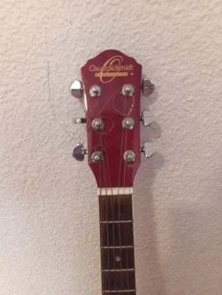 Guitarra Acústica Roja