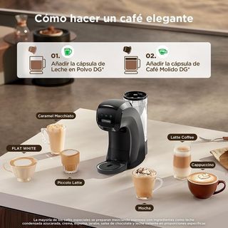 Cafetera multicápsulas 5en1 CAPXSNOB negra NUEVO