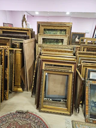 Marcos antiguos decoración interiorismo restaurar