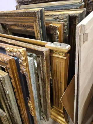 Marcos antiguos decoración interiorismo restaurar