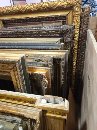 Marcos antiguos decoración interiorismo restaurar