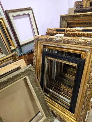 Marcos antiguos decoración interiorismo restaurar