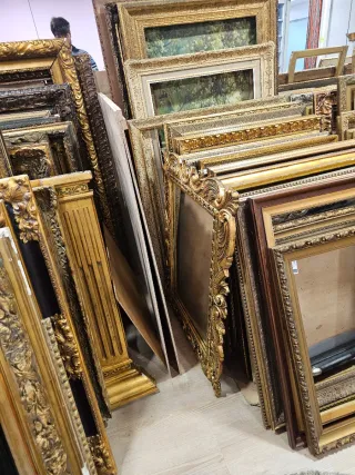 Marcos antiguos decoración interiorismo restaurar