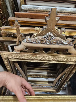 Marcos antiguos decoración interiorismo restaurar
