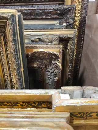 Marcos antiguos decoración interiorismo restaurar