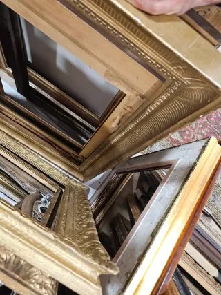 Marcos antiguos decoración interiorismo restaurar
