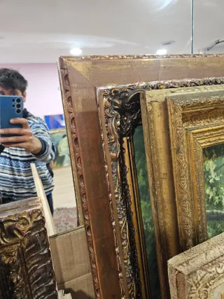 Marcos antiguos decoración interiorismo restaurar