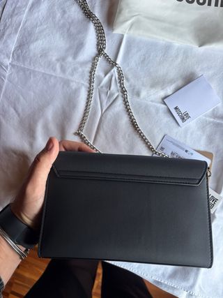 Borsa Love Moschino nera con tracolla nuova